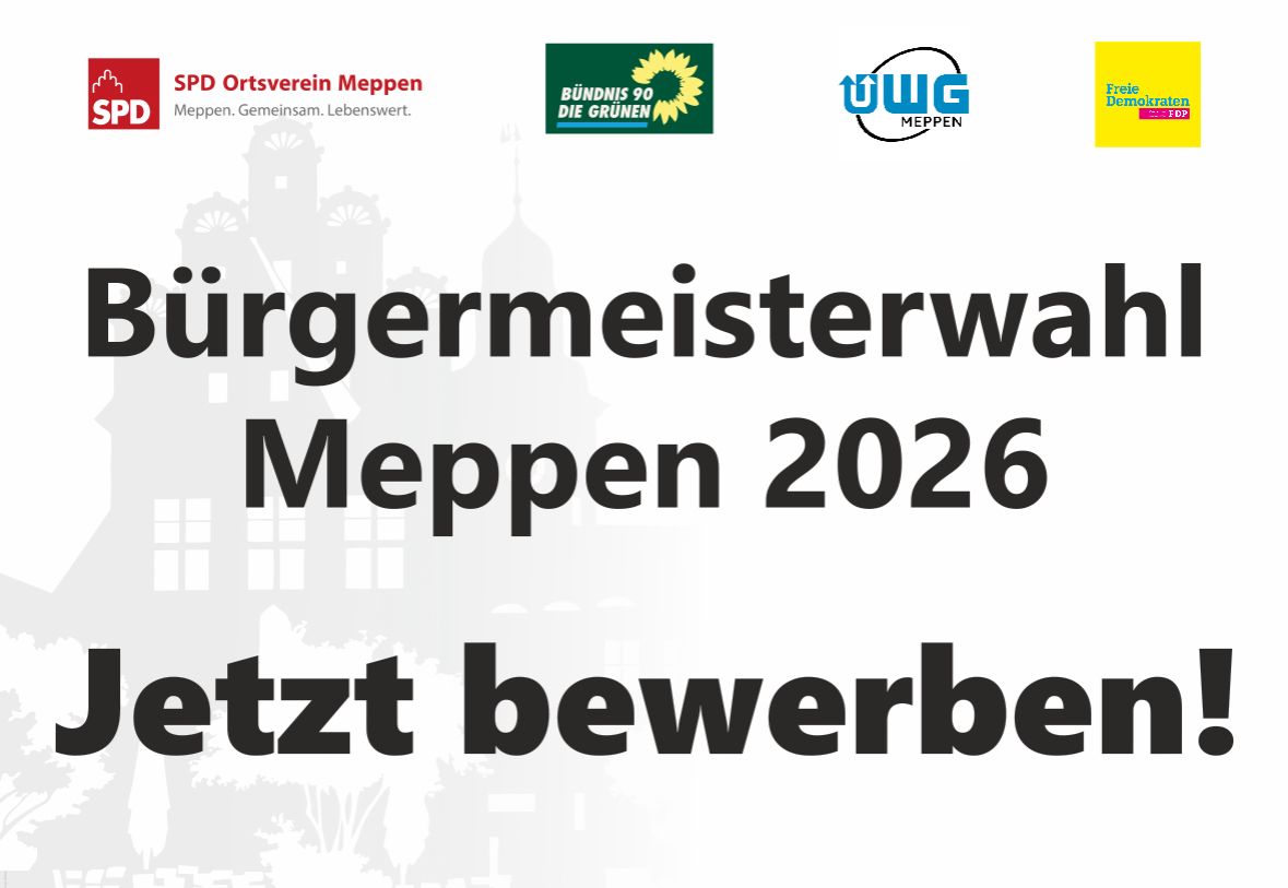 Meppen sucht Persönlichkeit – nicht Parteibuch!